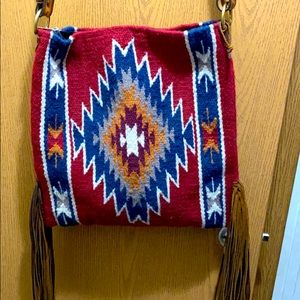 Espuela Designs Red Saddle Blanket Tote/Purse